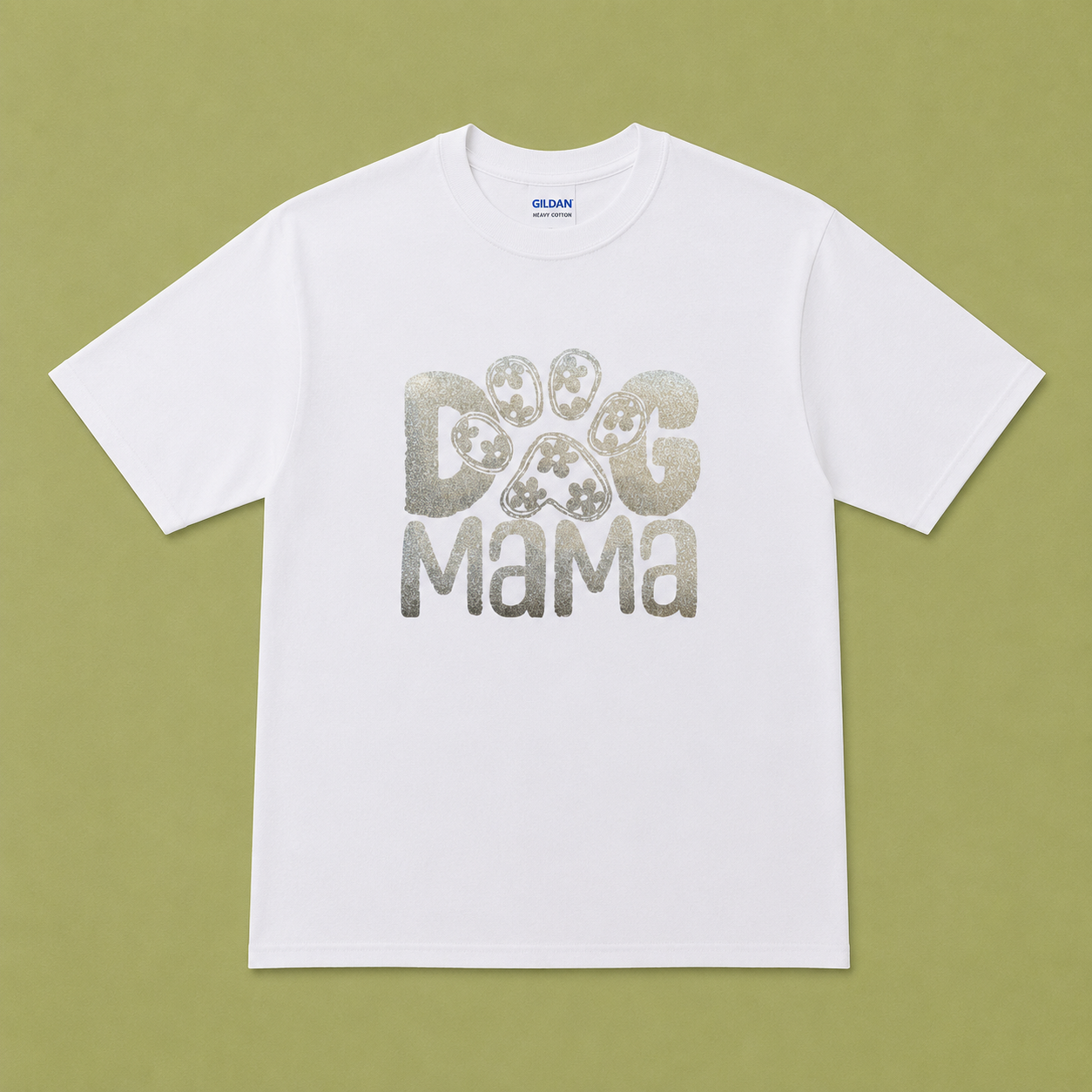 Glitter Dog Mama Tee