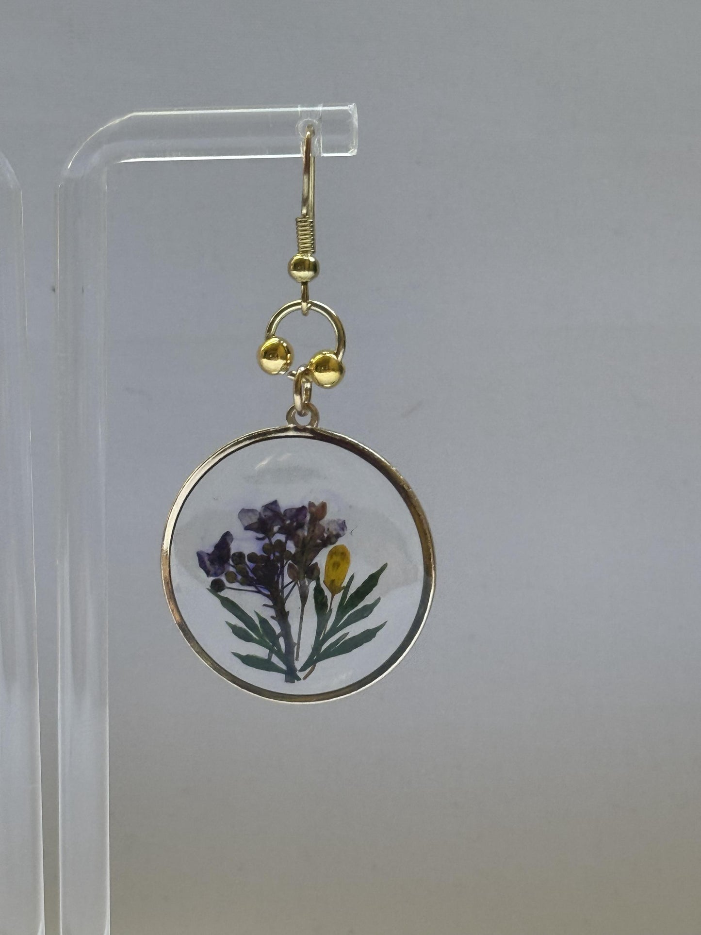 Pressed Floral Earrings