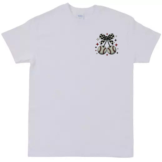Baseball Cherries Tee