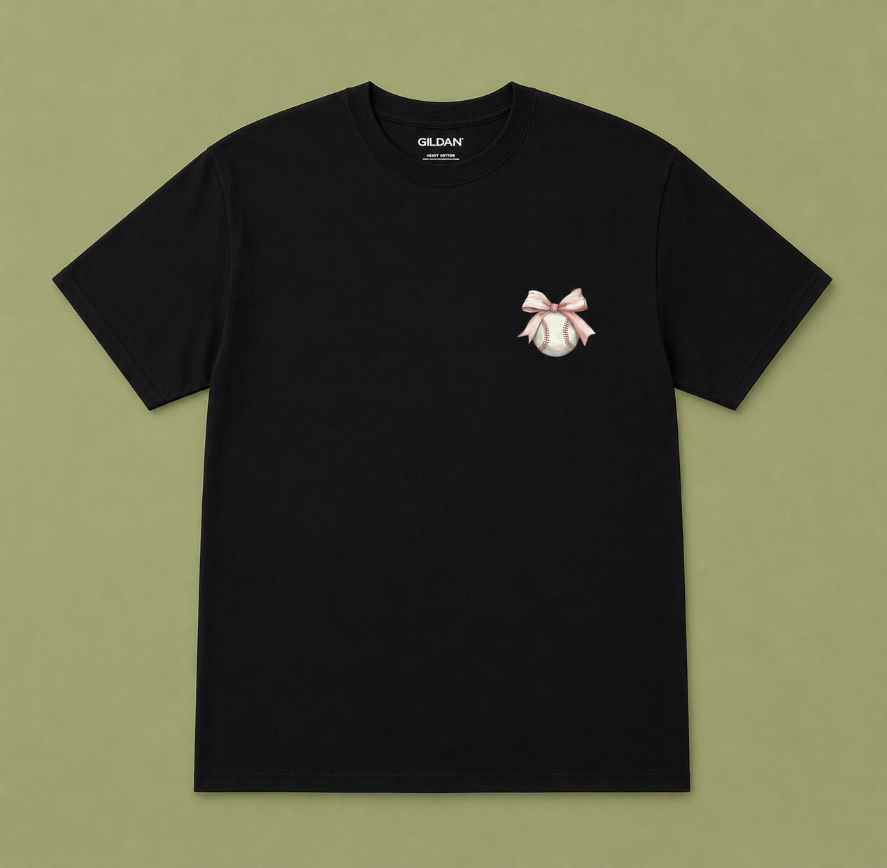 Baseball Bow Pocket Tee
