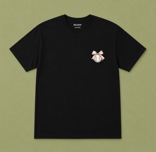 Baseball Bow Pocket Tee