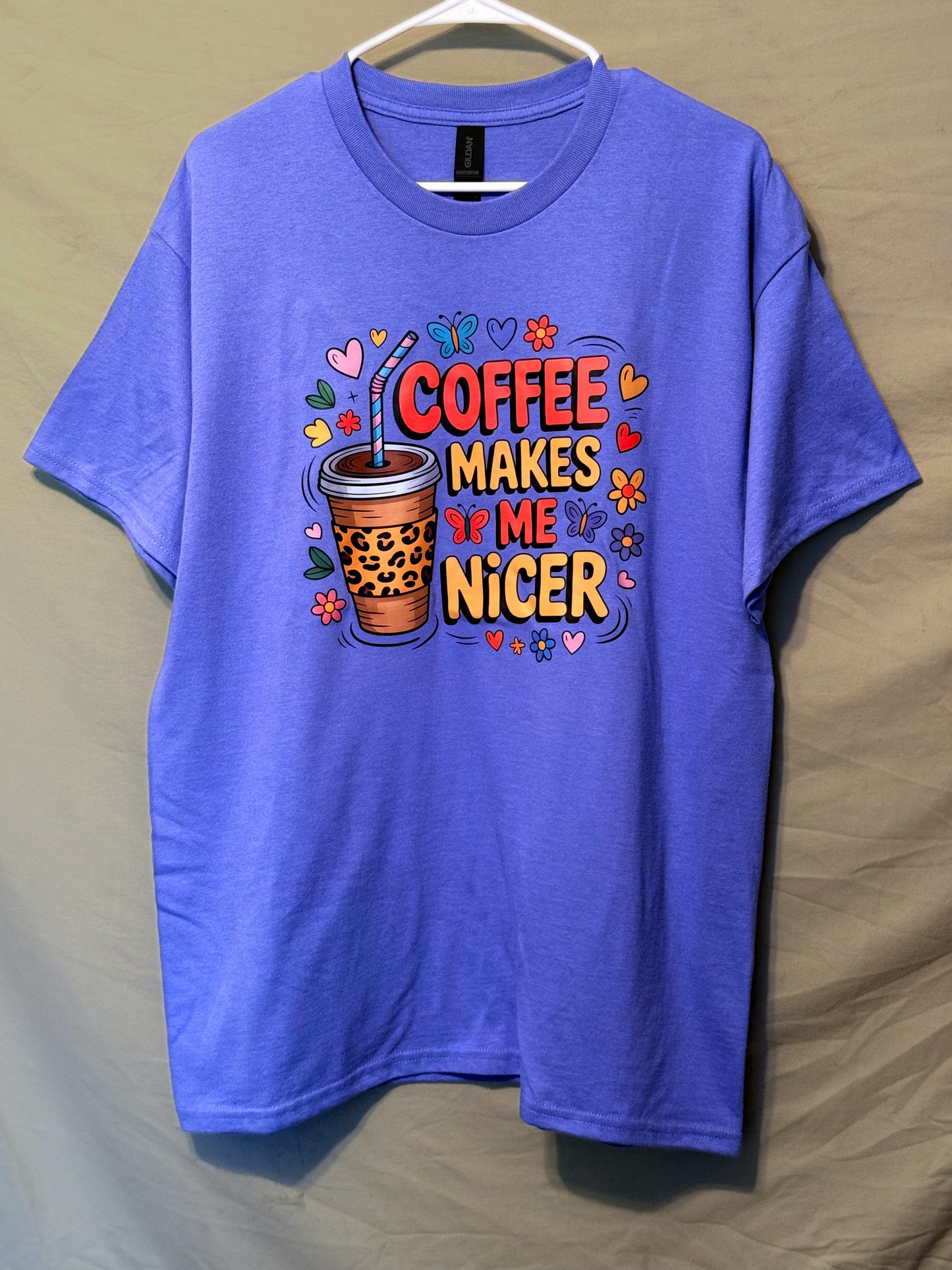 Coffee Makes Me Nicer Tee