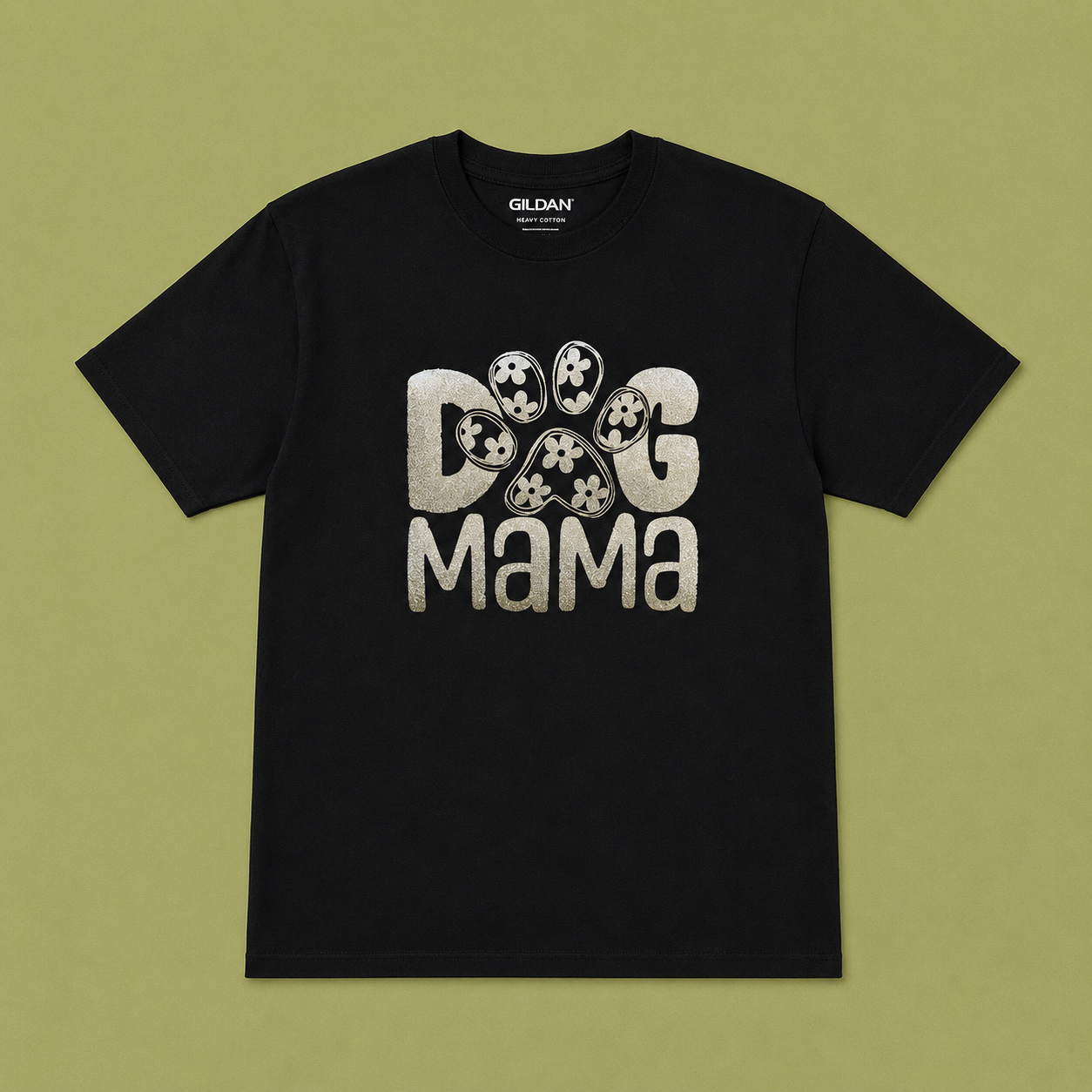 Glitter Dog Mama Tee