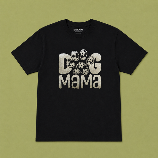 Glitter Dog Mama Tee