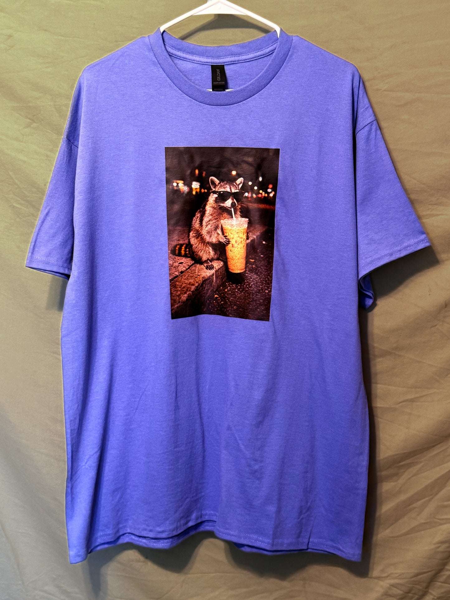 Raccoon Iced Coffee Tee
