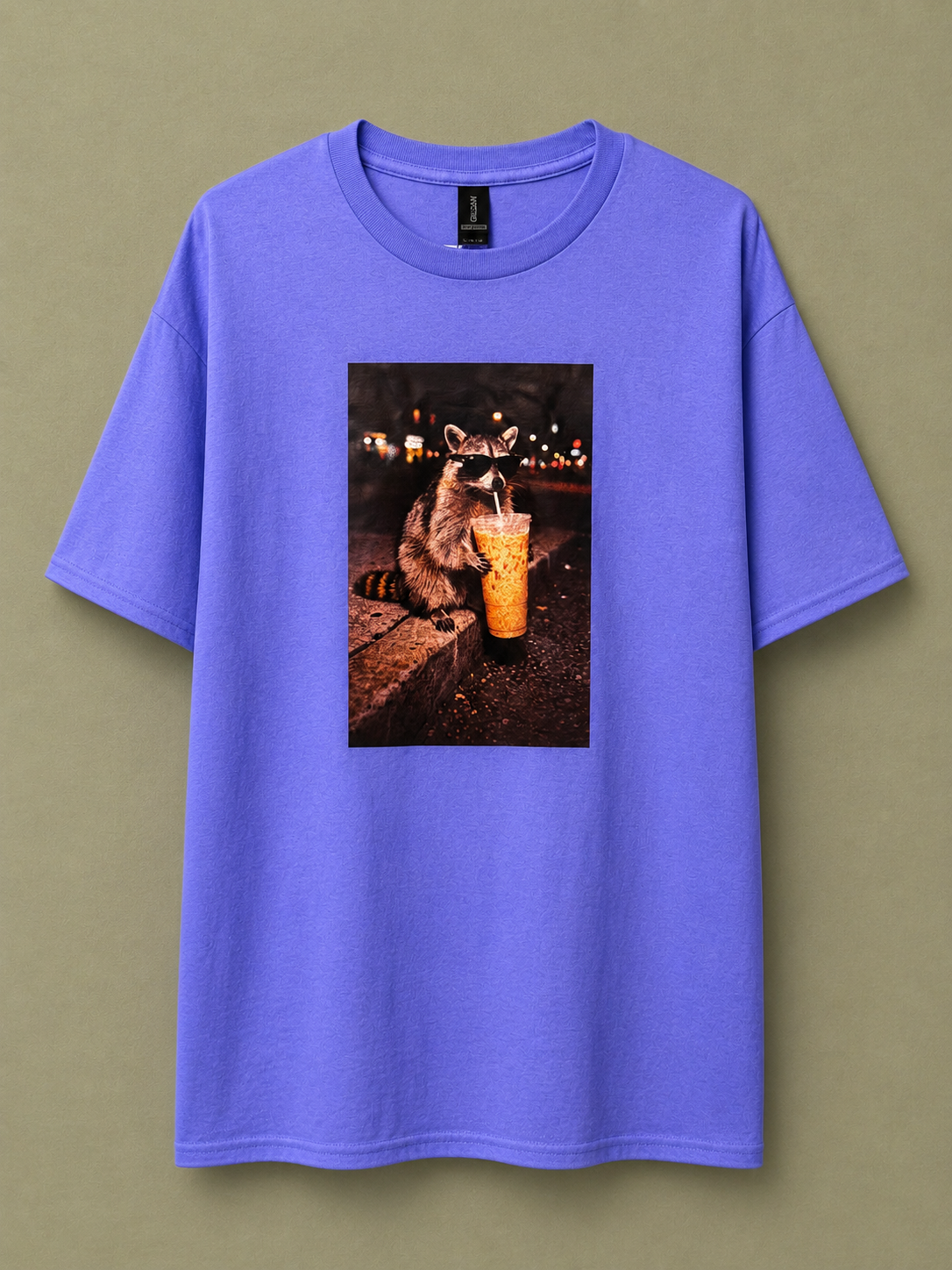 Raccoon Iced Coffee Tee