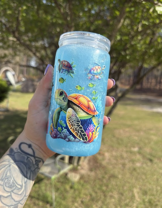 Life is Better at the Beach Snowglobe Tumbler