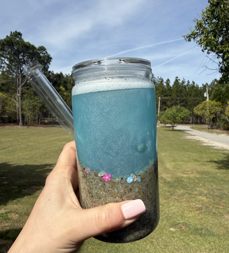 Beach Snowglobe Tumbler