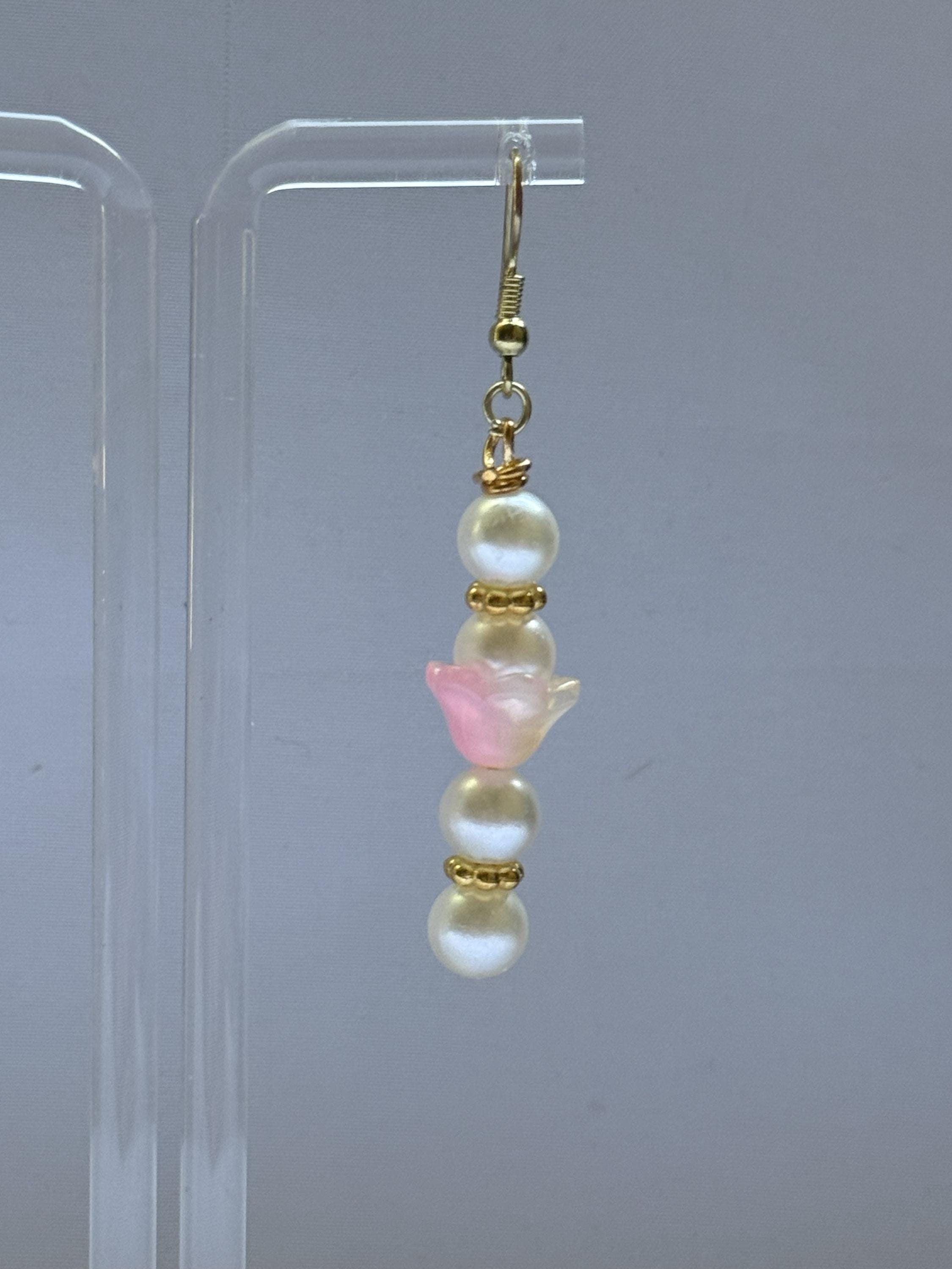 Pearl Floral Earrings
