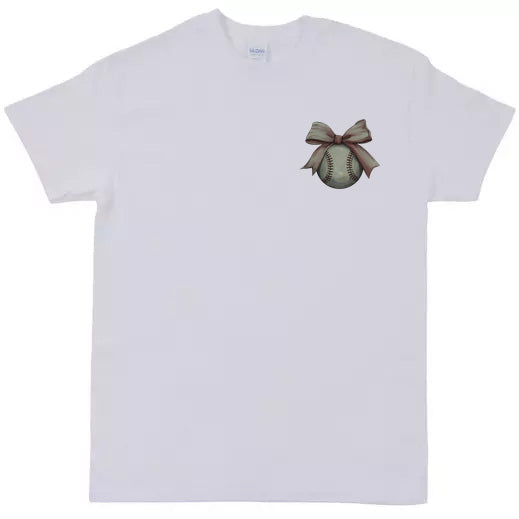 Baseball Bow Pocket Tee