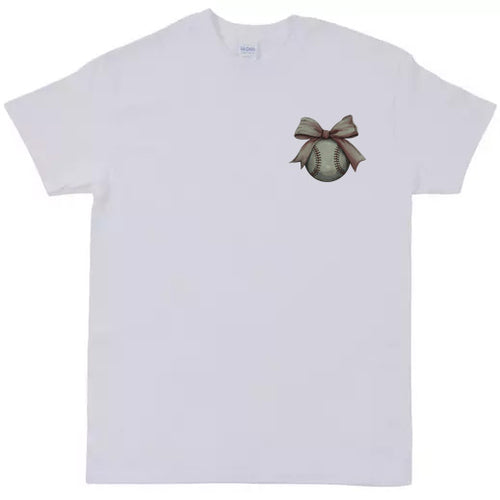Baseball Bow Pocket Tee