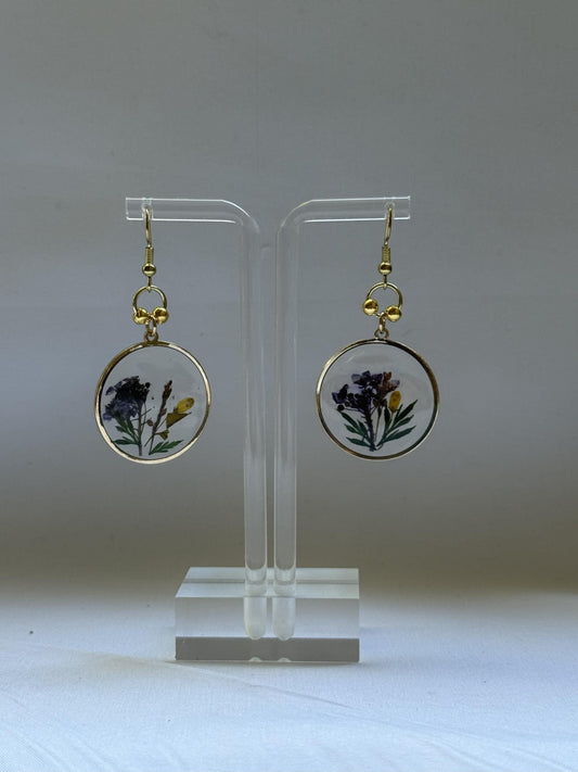 Pressed Floral Earrings