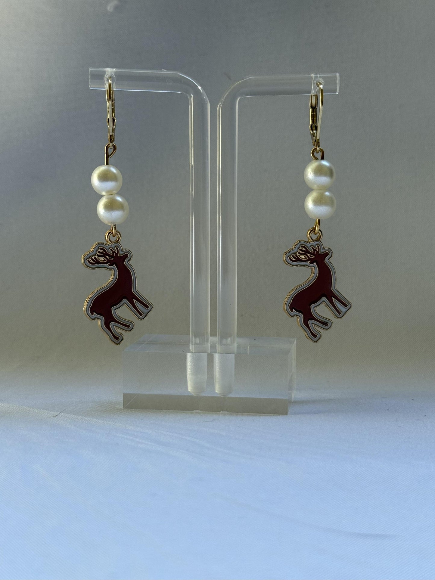 Reindeer Earrings : Holiday Earrings