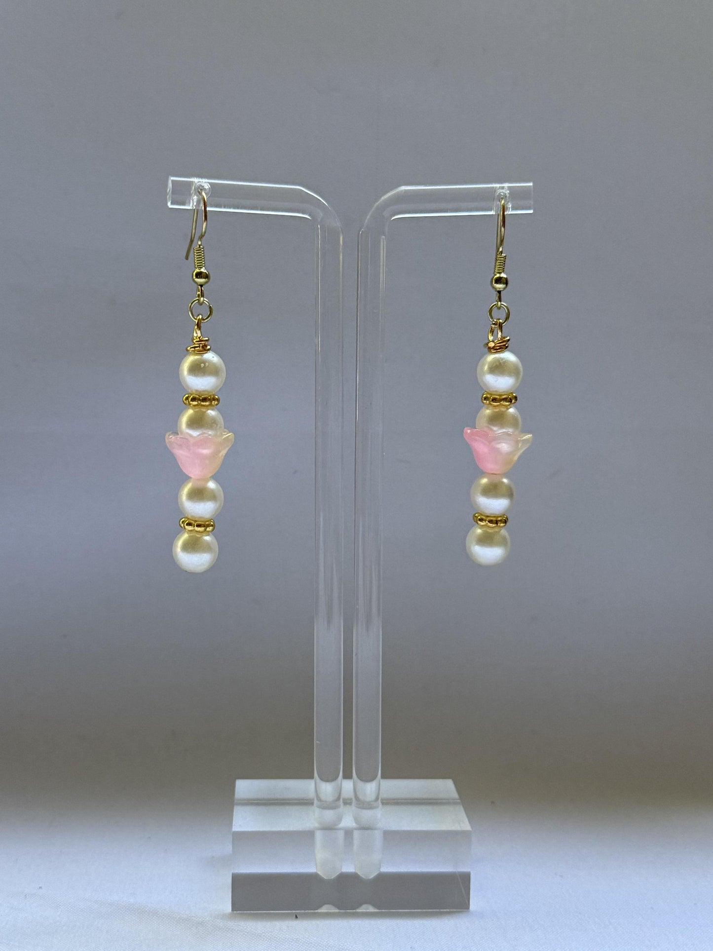 Pearl Floral Earrings
