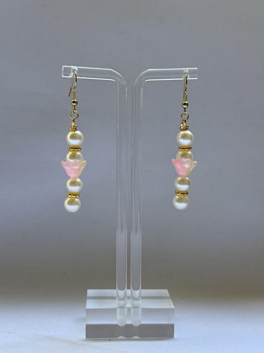 Pearl Floral Earrings
