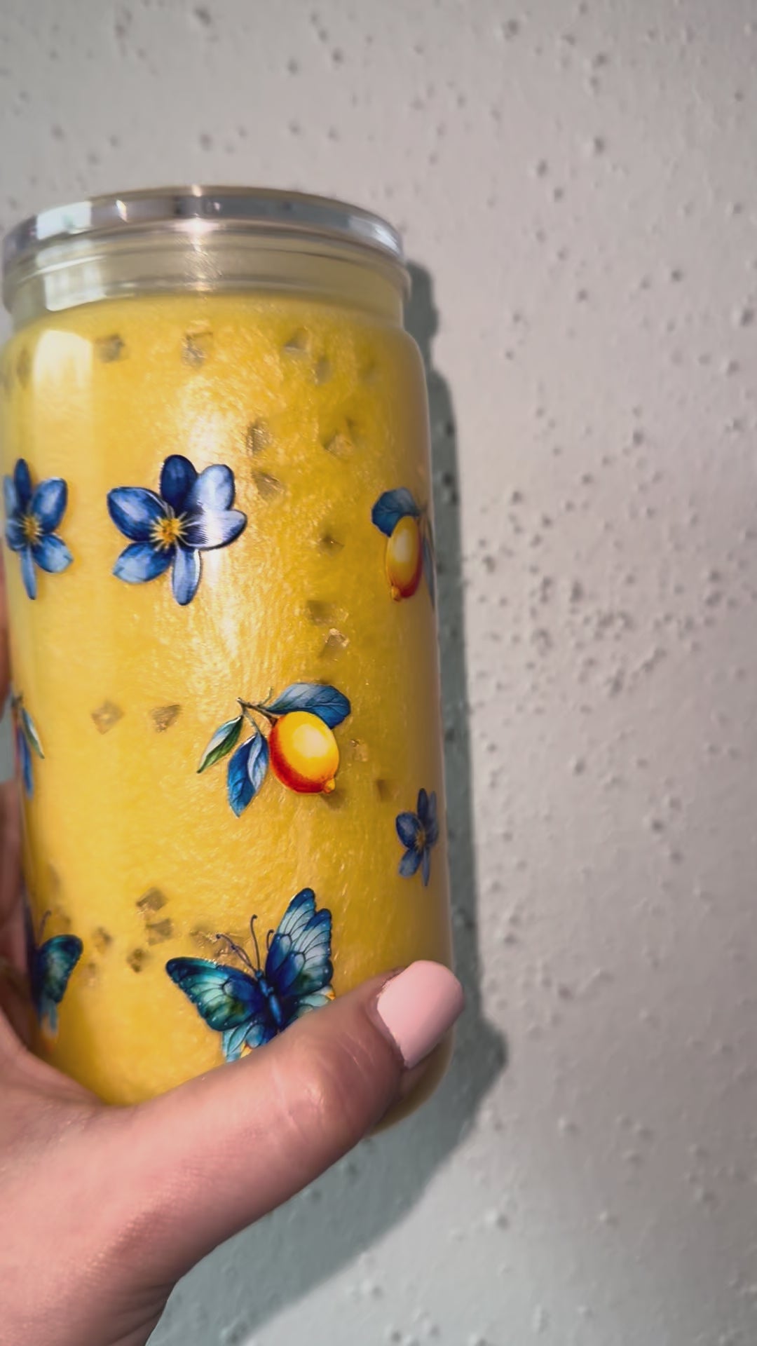 Lemon SnowGlobe Tumbler