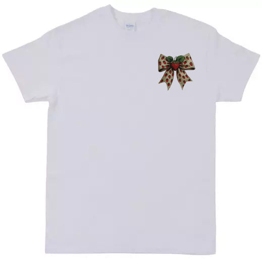 Strawberry Bow Pocket Tee